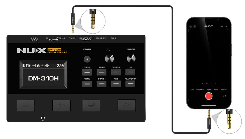 Nux DM310H, Phiên Bản Cải Tiến Cùng Hi-Hat Độc Lập