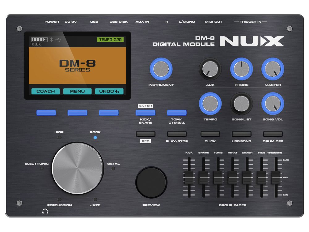 Nux DM8, Đẳng Cấp Trống Điện Hybrid Chuyên Nghiệp