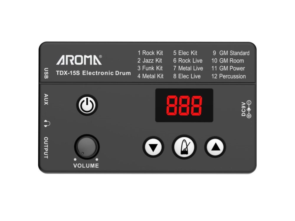 Aroma TDX-15S, Luyện Tập Tốt Hơn Cùng Các Mặt Trống Được Nâng Cấp