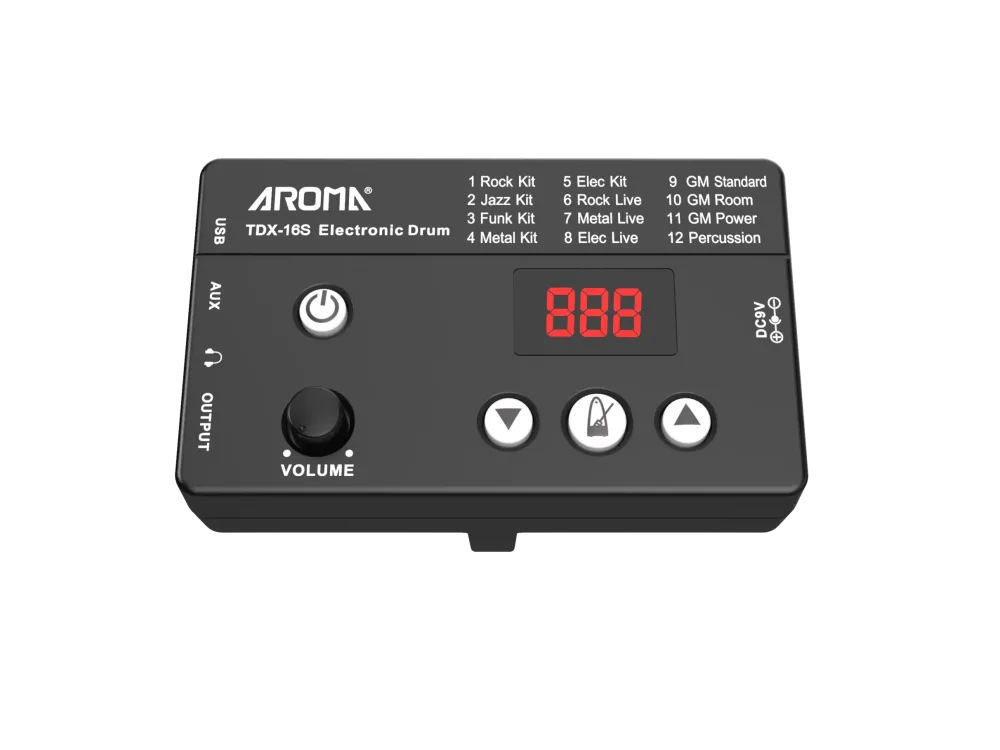 Aroma TDX-16S, Trống Điện Nhập Môn Siêu Gọn Cho Người Mới