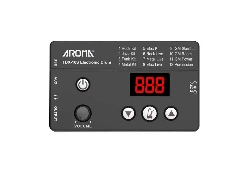 Aroma TDX-16S, Trống Điện Nhập Môn Siêu Gọn Cho Người Mới