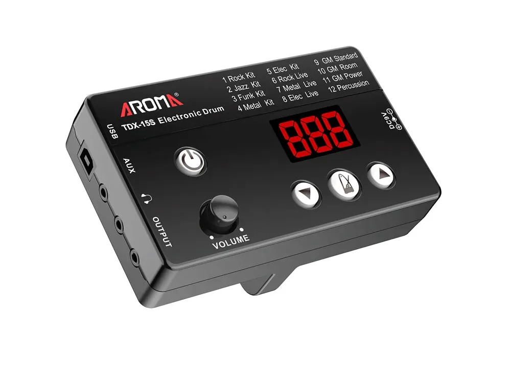 Aroma TDX-15S, Luyện Tập Tốt Hơn Cùng Các Mặt Trống Được Nâng Cấp