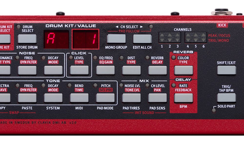 Nord Drum 3P, Trống Điện Mẫu Mở Rộng Âm Thanh Sáng Tạo & Nhạy Tay